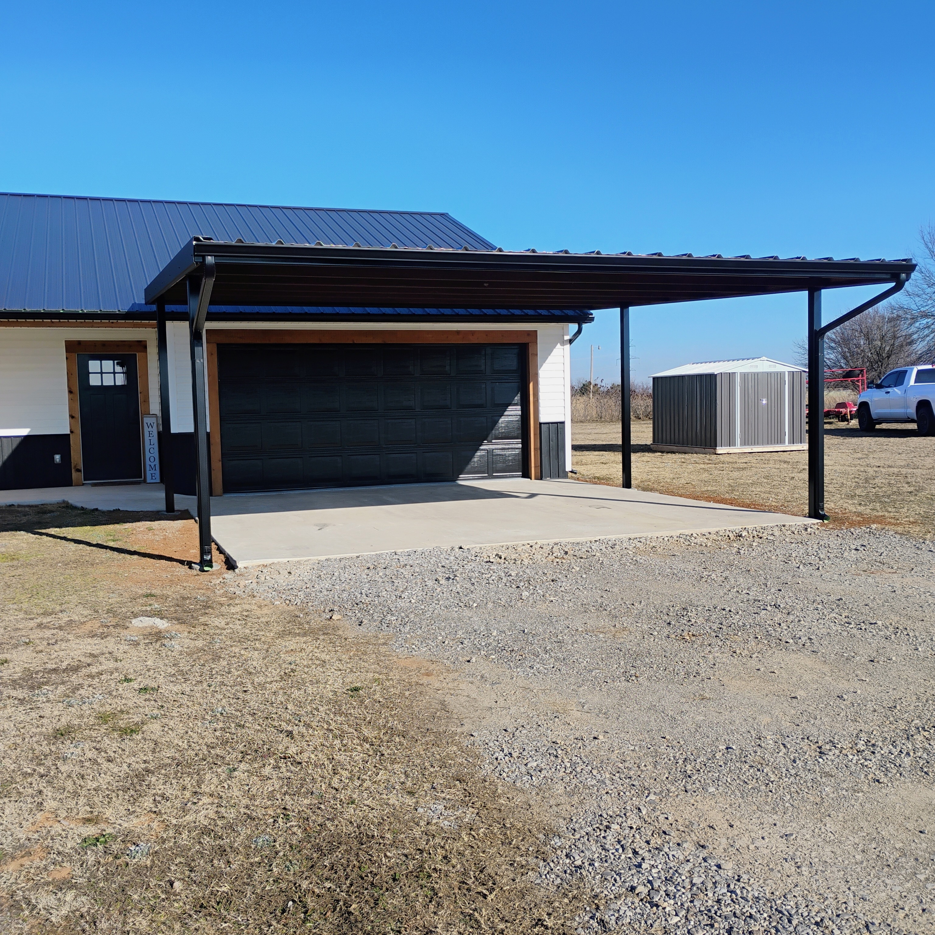 Metal carport by Forever Carports